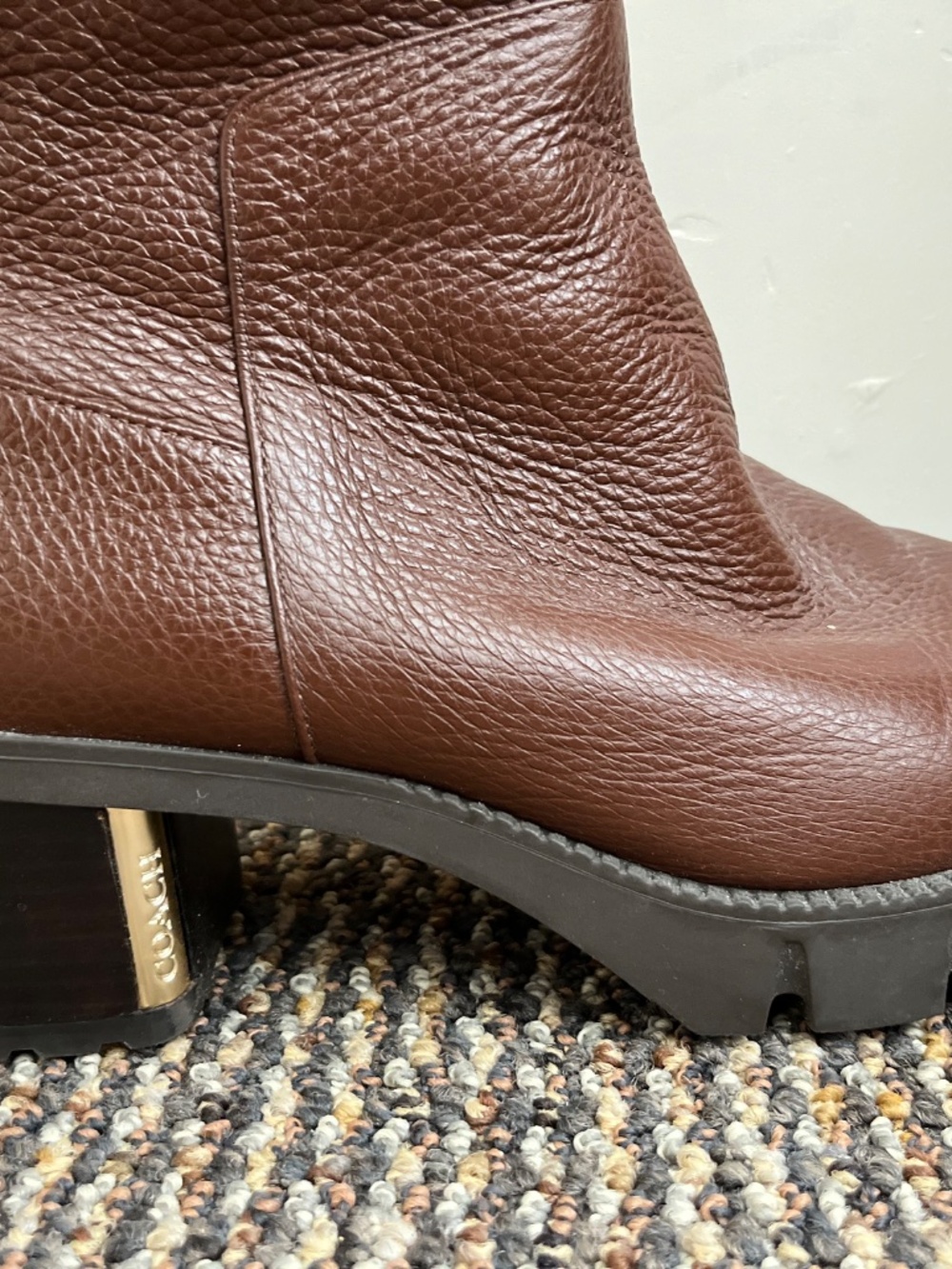 Coach Knee level Leather Boots - Picture 4 of 6